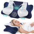 Hotel Collection Cervical Neck Pillow for Pain Relief Sleeping, Memory Foam Pillow Neck Pillow Bed Pillow with Pillowcase for Side Bac... - Orthopedic Shredded Foam Bed Pillow Set - Default Title