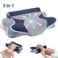 Fluffy Shredded Cooling Bed Pillow for Neck & Shoulder Pain Relief, Cervical Support Comfort Pillow for Side Back Stomach Sleeper, Er... - Orthopedic Shredded Foam Bed Pillow Set - Default Title