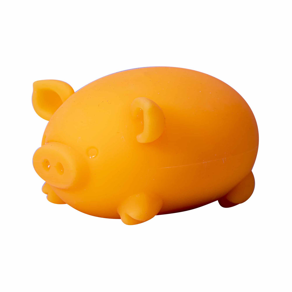Purrfectly Squishy NeeDoh Dig’ It Pig | Select Velvet Canopy - Collectible Shaggy Monster Squishable Toy Detail