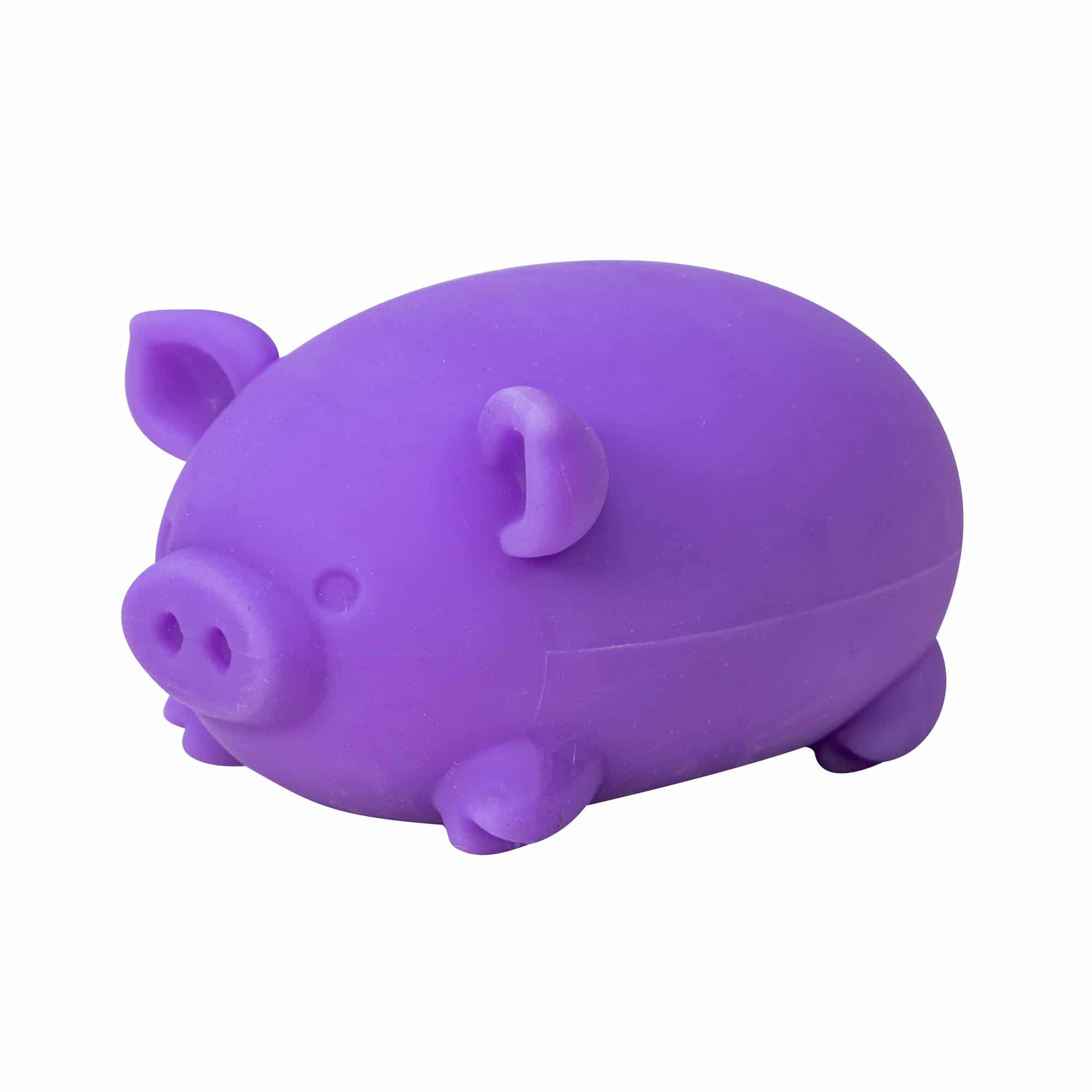 Purrfectly Squishy NeeDoh Dig’ It Pig | Select Velvet Canopy - Collectible Shaggy Monster Squishable Toy Detail
