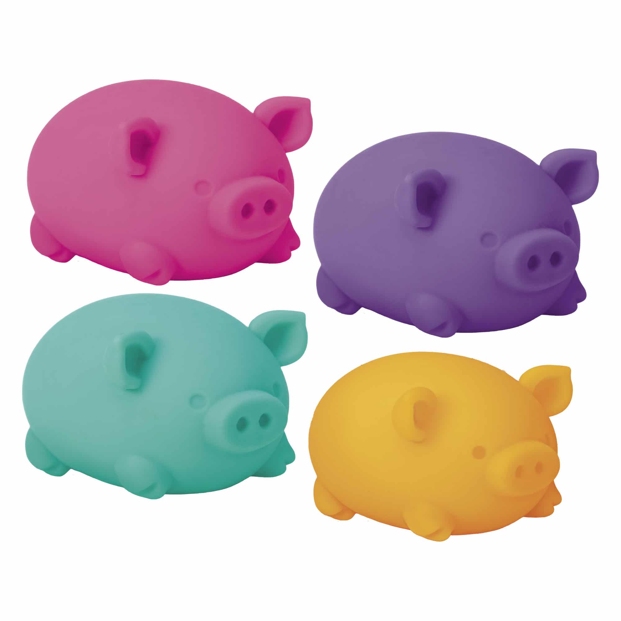 Purrfectly Squishy NeeDoh Dig’ It Pig | Select Velvet Canopy - Collectible Shaggy Monster Squishable Toy - Surprise Me! (Random Color)