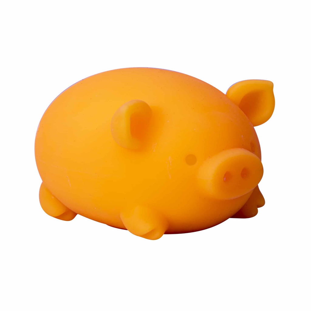 Purrfectly Squishy NeeDoh Dig’ It Pig | Select Velvet Canopy - Collectible Shaggy Monster Squishable Toy Detail