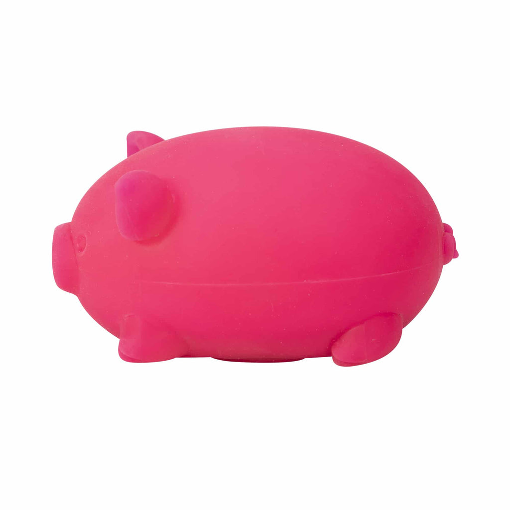 Purrfectly Squishy NeeDoh Dig’ It Pig | Select Velvet Canopy - Collectible Shaggy Monster Squishable Toy Detail