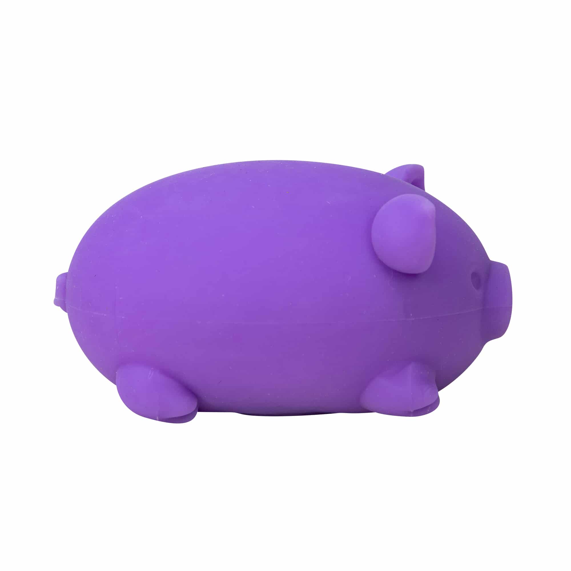 Purrfectly Squishy NeeDoh Dig’ It Pig | Select Velvet Canopy - Collectible Shaggy Monster Squishable Toy Detail
