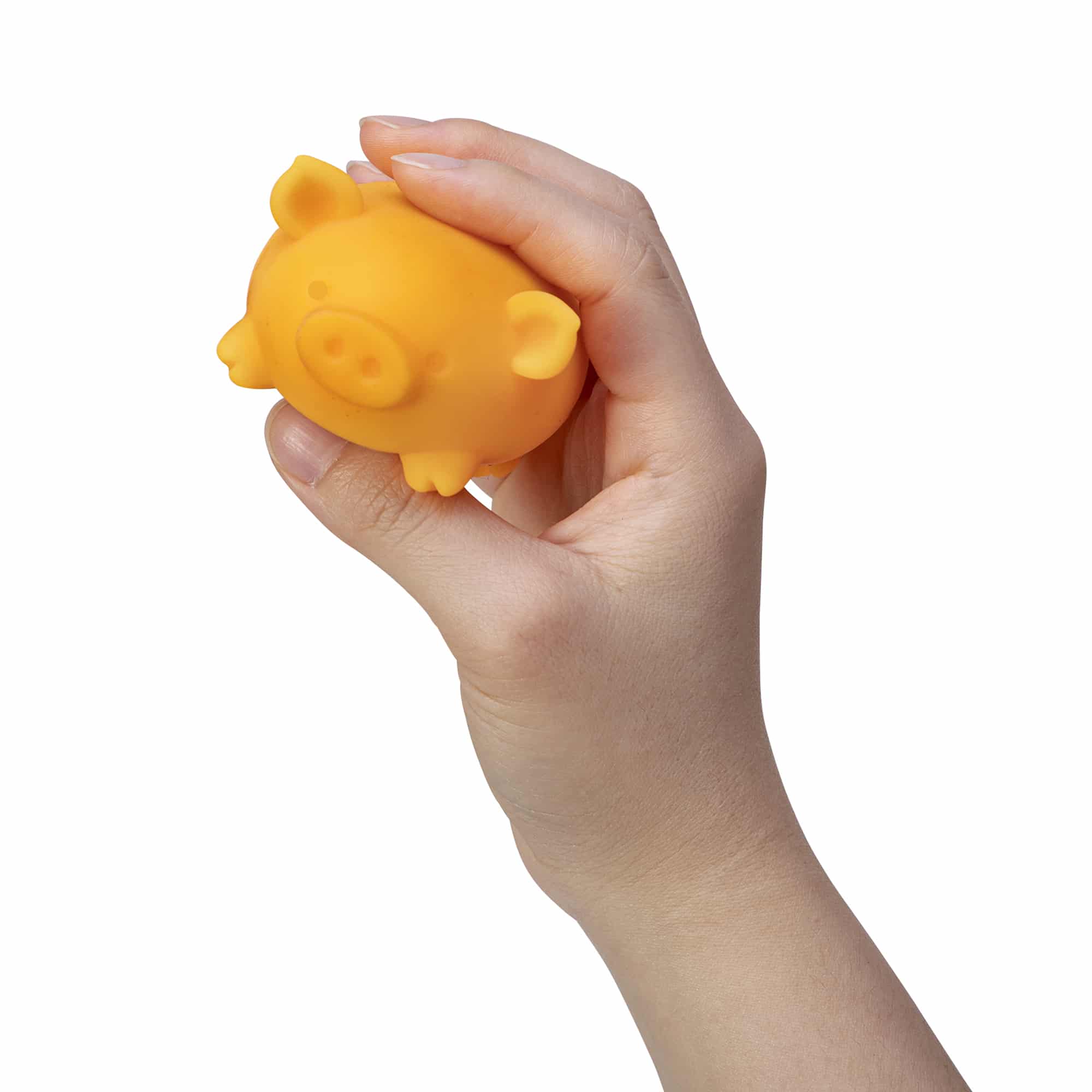 Purrfectly Squishy NeeDoh Dig’ It Pig | Select Velvet Canopy - Collectible Shaggy Monster Squishable Toy Detail