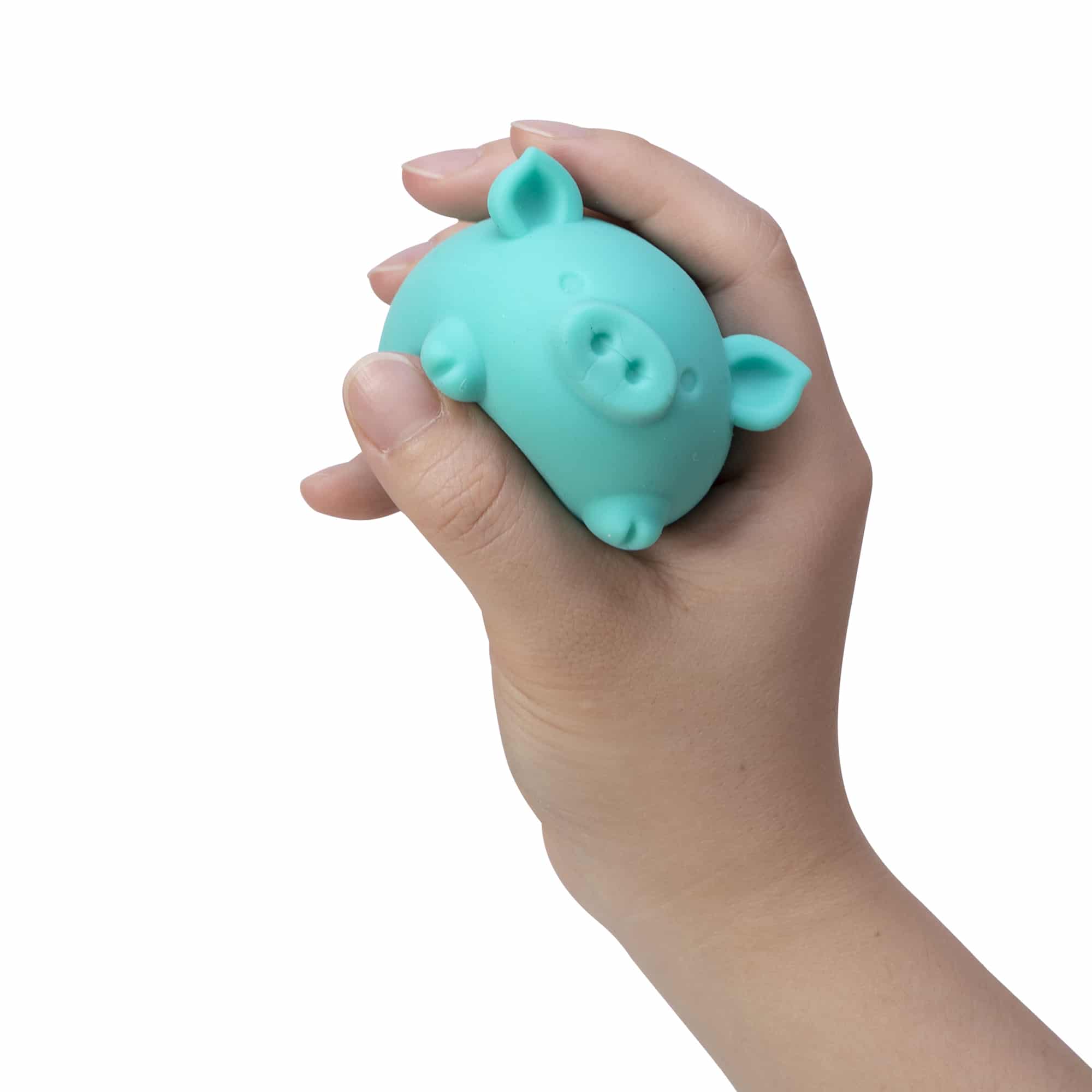 Purrfectly Squishy NeeDoh Dig’ It Pig | Select Velvet Canopy - Collectible Shaggy Monster Squishable Toy Detail