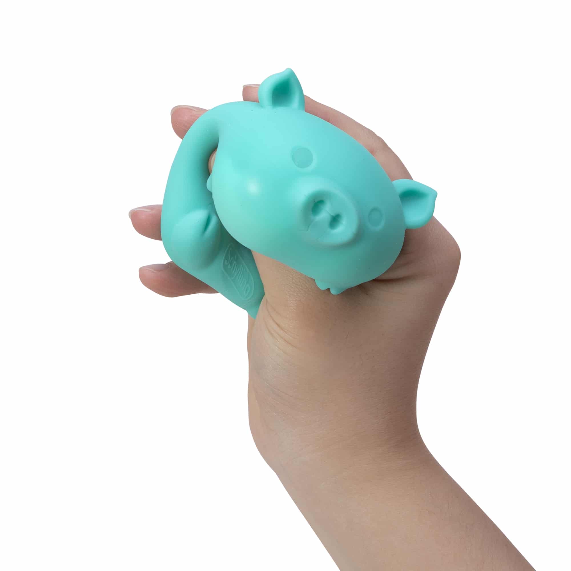 Purrfectly Squishy NeeDoh Dig’ It Pig | Select Velvet Canopy - Collectible Shaggy Monster Squishable Toy Detail