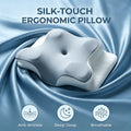 Orthopedic Support Memory Foam Contour Pillows - Neck Pain Relief, Orthopedic Cervical, Breathable Washable Cover - Decorative Throw Pillow Cushion for Sofa & Bed - Default Title