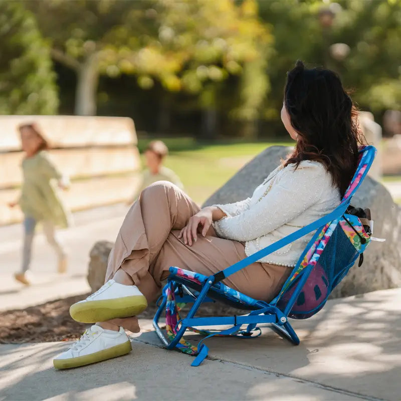 Reclining Beach Everywhere Chair 2 - Choice 656 - Rust-Resistant Aluminum Sand-Friendly Lounge Chair Detail