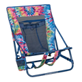 Reclining Beach Everywhere Chair 2 - Choice 656 - Rust-Resistant Aluminum Sand-Friendly Lounge Chair - Tie Dye