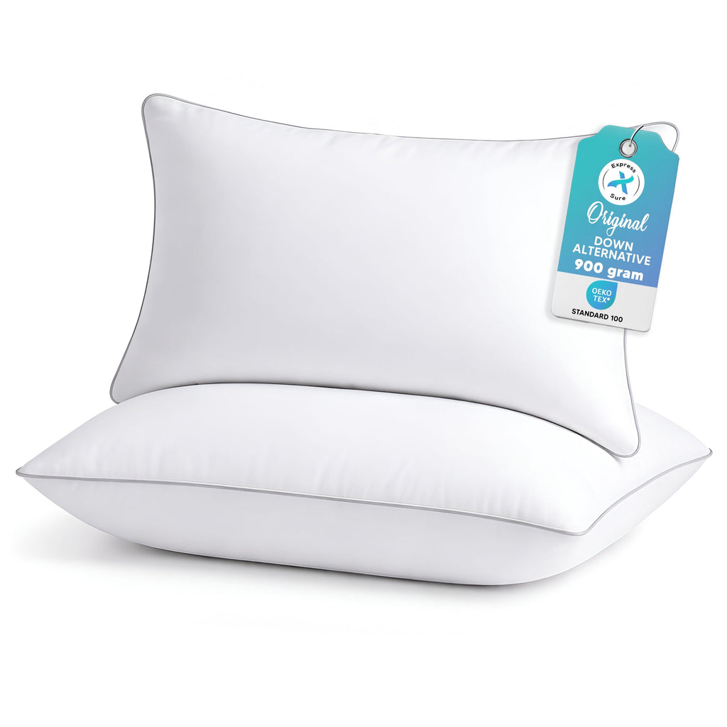Fluffy Shredded 2-Pack Standard Bed Pillows – Soft, Breathable & Hypoallergenic for Better Sleep - Ergonomic Memory Foam Pillow for Neck Pain Support - Default Title