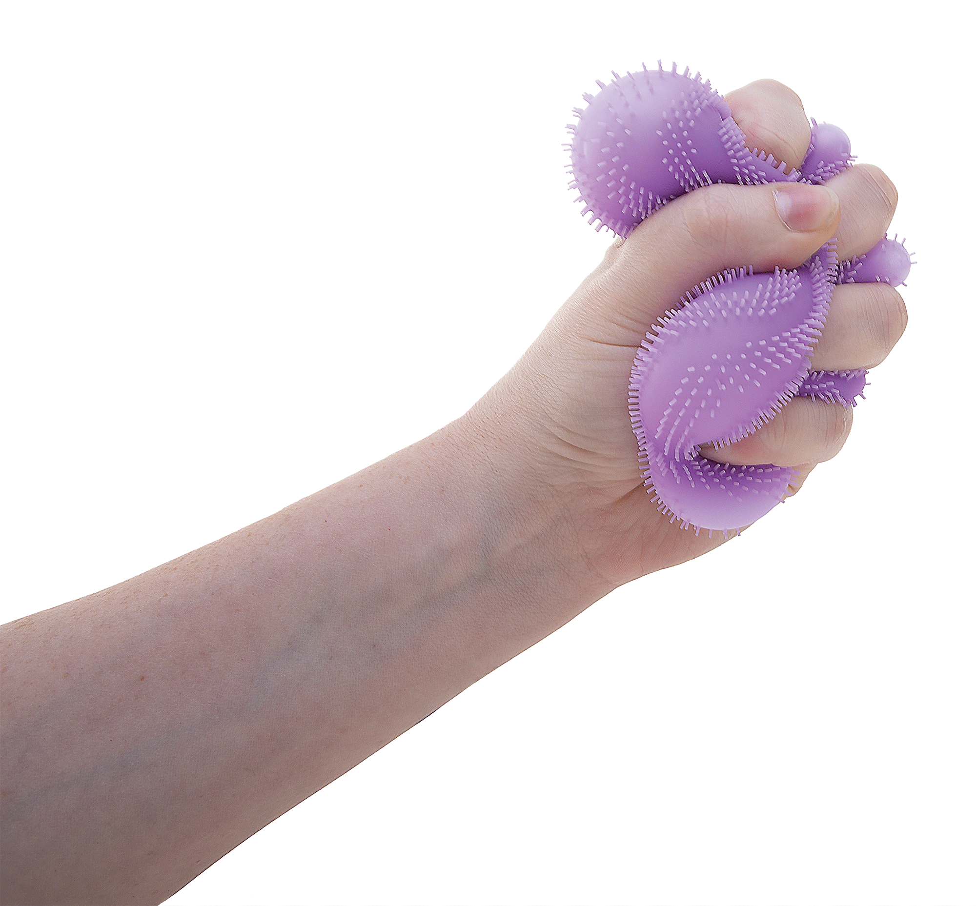 Ultra-Soothing Touch NeeDoh Fuzz Ball Flower Power | Signature Elm Point - Spiky Textured Groovy Glob for Sensory Therapy - Surprise Me! (Random Color)