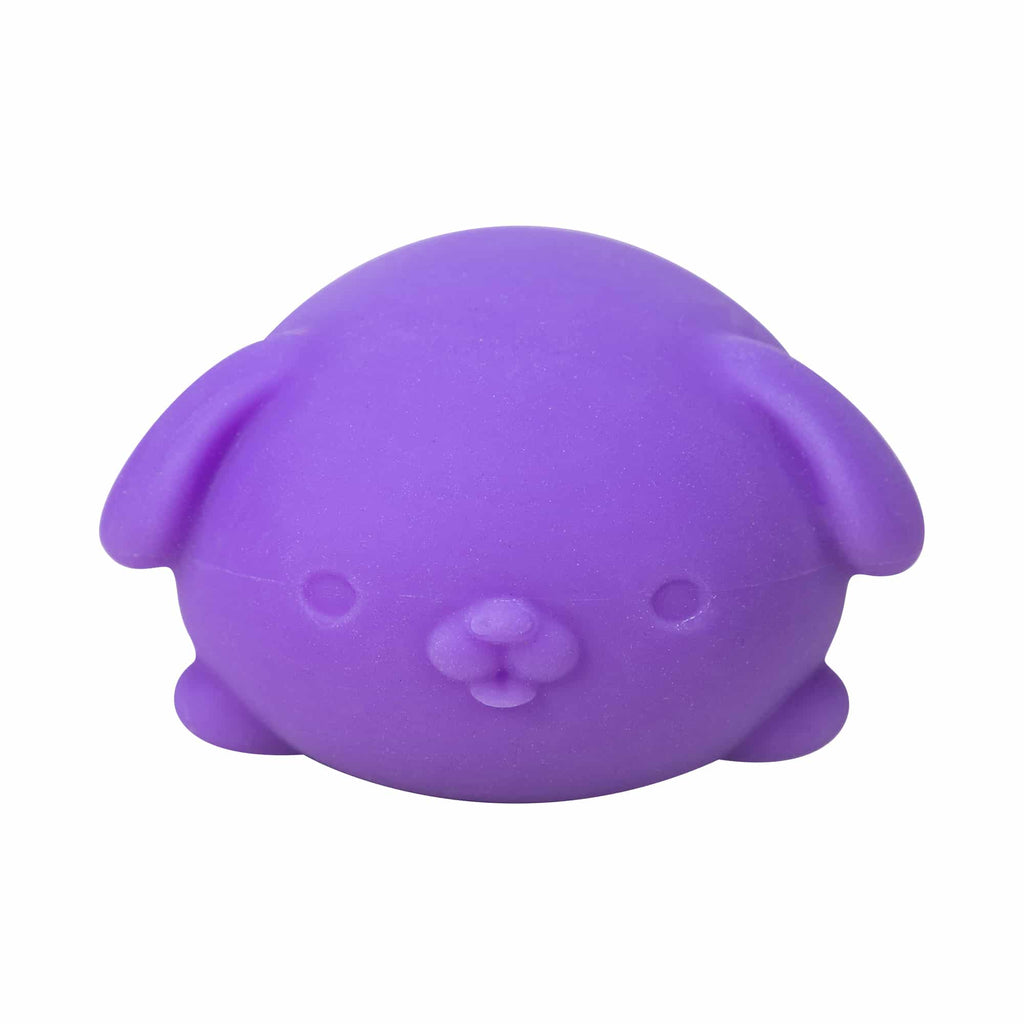 Animal-Shaped NeeDoh Funky Pup | Collection Canyon Shore - Collectible Shaggy Monster Squishable Toy Detail
