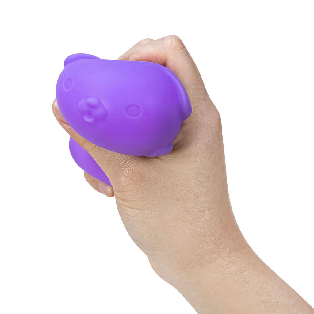 Animal-Shaped NeeDoh Funky Pup | Collection Canyon Shore - Collectible Shaggy Monster Squishable Toy Detail