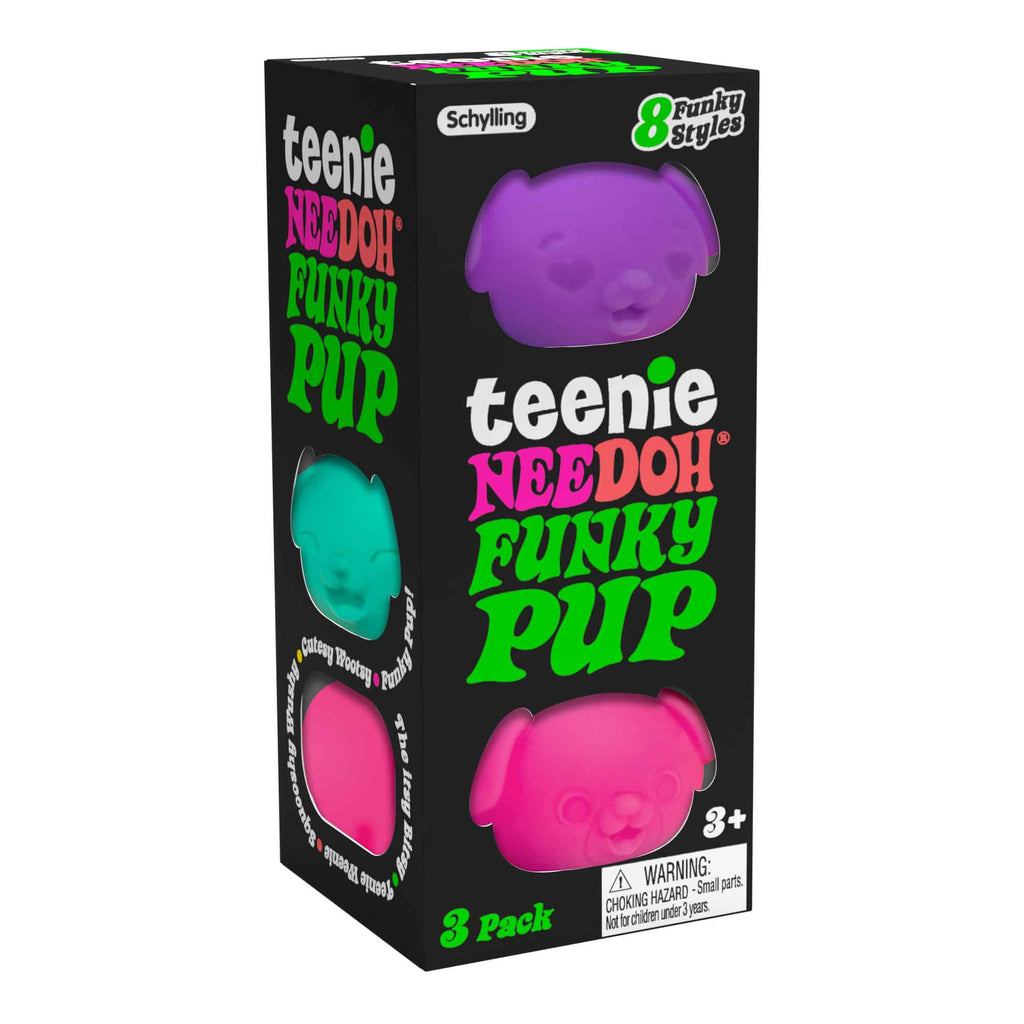 Pocket-Sized Mini Teenie NeeDoh Funky Pup | Edition Copper Bloom - Mini Groovy Glob Portable Stress Toy Set - Default Title
