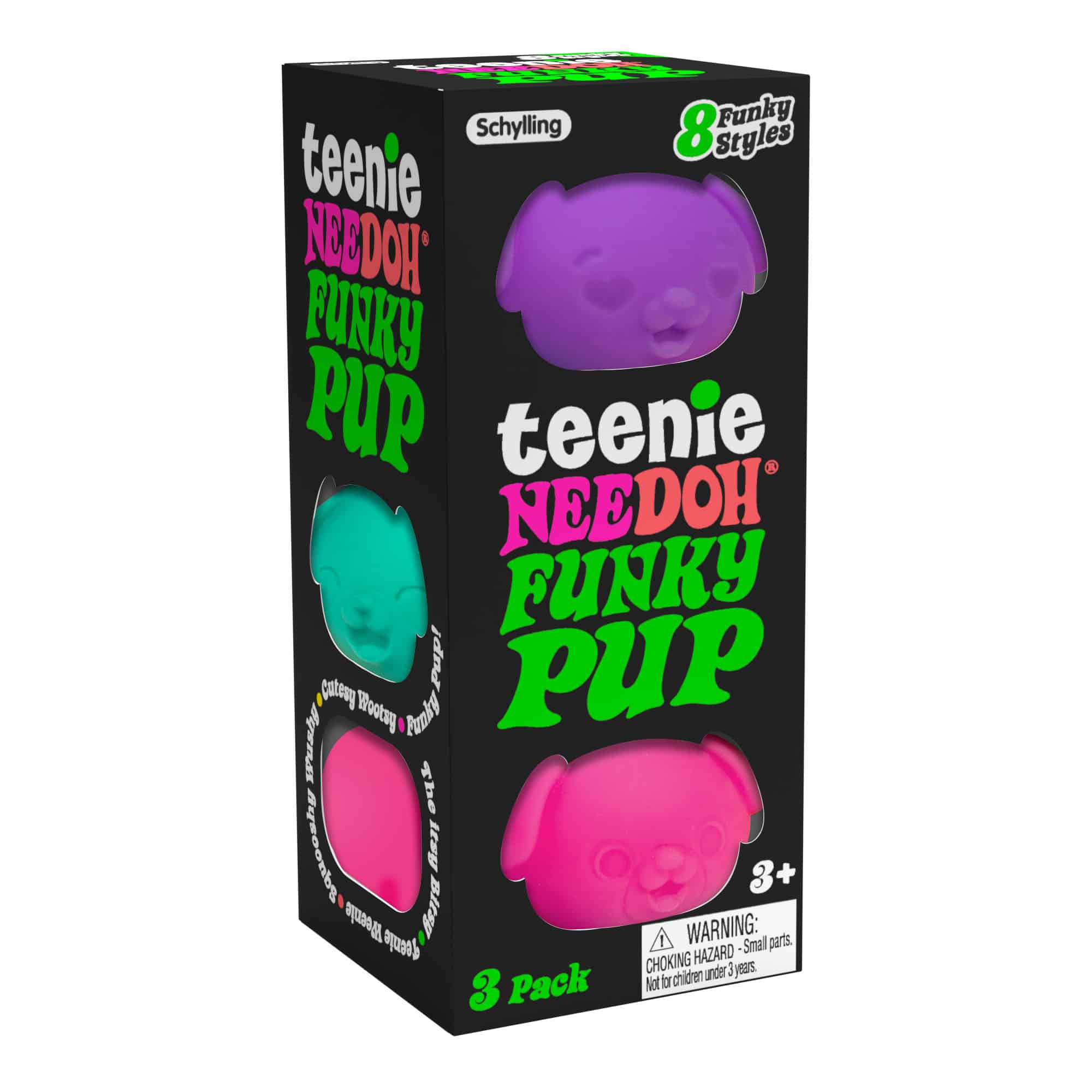Pocket-Sized Mini Teenie NeeDoh Funky Pup | Edition Copper Bloom - Mini Groovy Glob Portable Stress Toy Set - Default Title