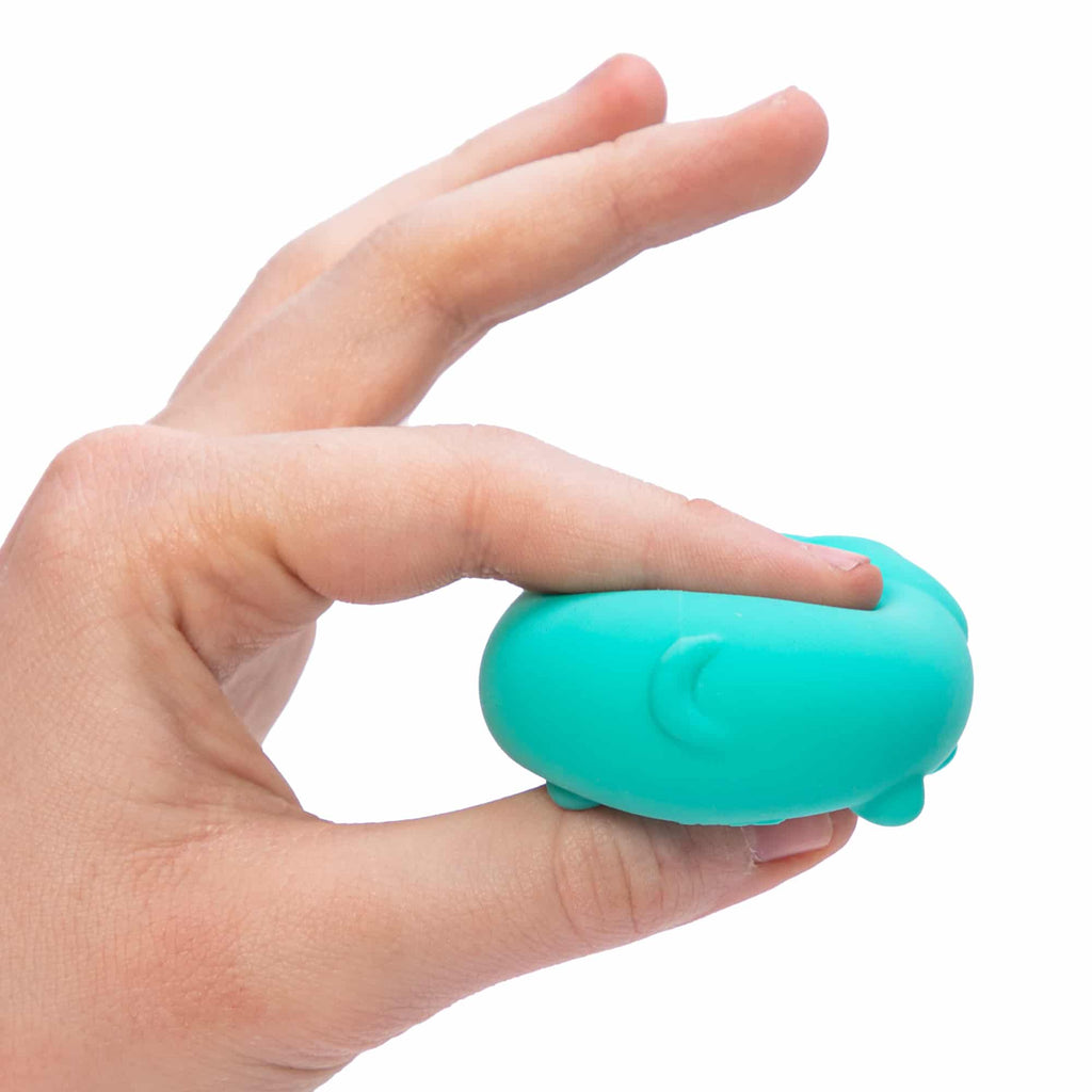 Pocket-Sized Mini Teenie NeeDoh Funky Pup | Edition Copper Bloom - Mini Groovy Glob Portable Stress Toy Set Detail