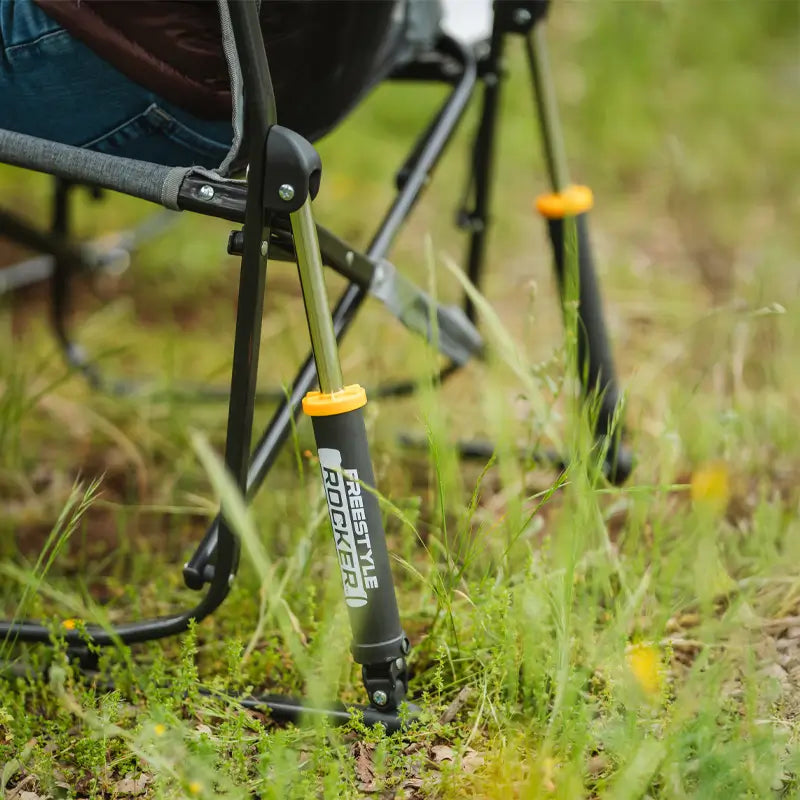 Premium All-Weather Freestyle Rocker - Choice 711 - Patented Spring-Action Rocking Chair for Camping Detail
