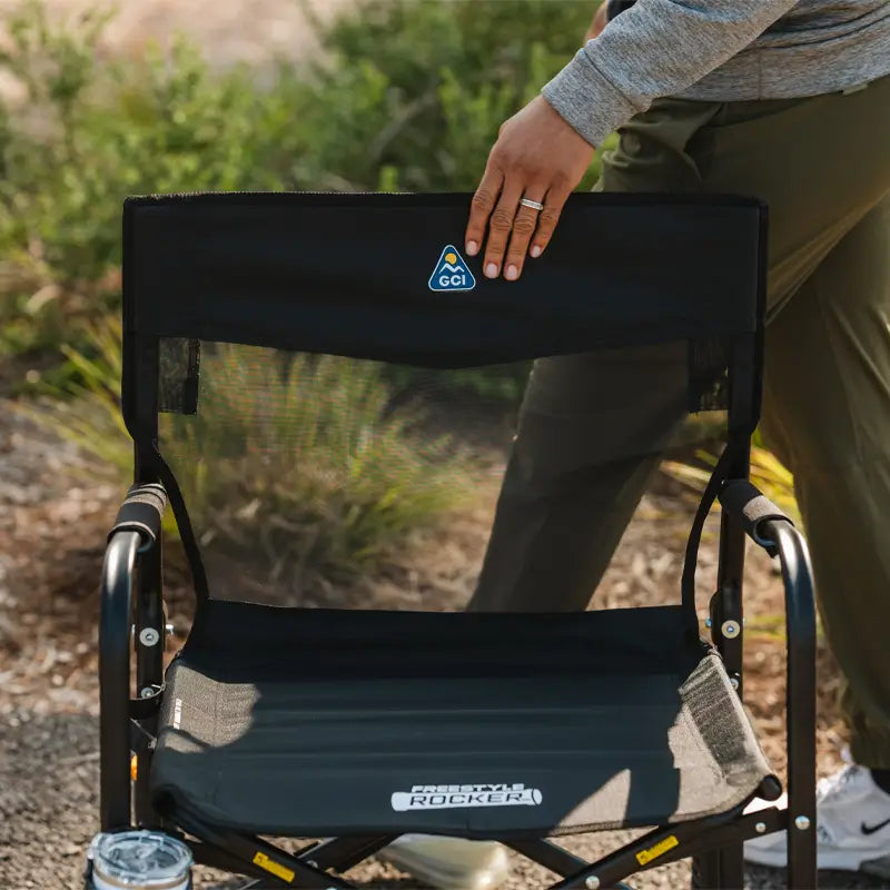 Smooth Motion Freestyle Rocker Elite - Choice 460 - Freestyle Rocker Portable Outdoor Folding Chair Detail