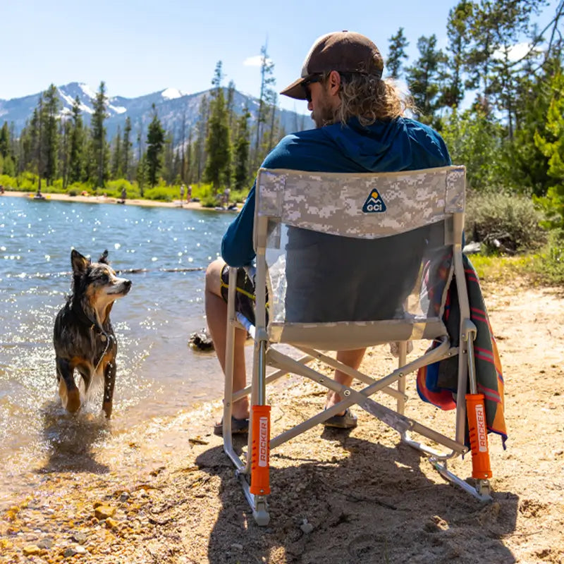 Smooth Motion Freestyle Rocker Elite - Choice 460 - Freestyle Rocker Portable Outdoor Folding Chair Detail