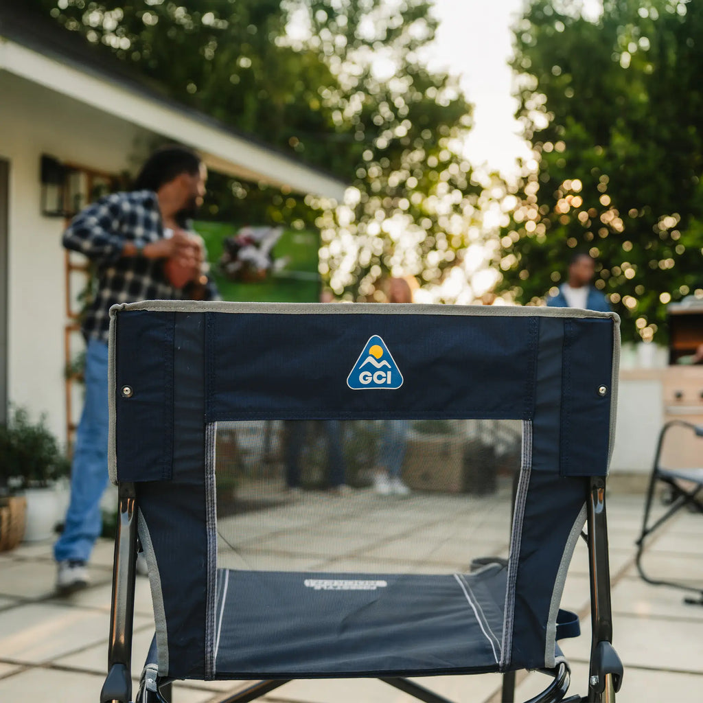 Premium All-Weather Freestyle Rocker - Choice 711 - Patented Spring-Action Rocking Chair for Camping Detail