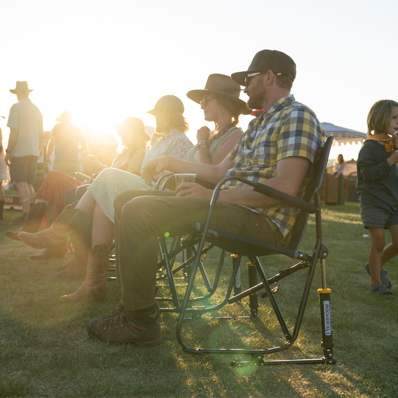 Patented Spring-Action Freestyle Rocker XL - Choice 552 - RoadTrip Rocker Smooth Motion Camp Chair Detail