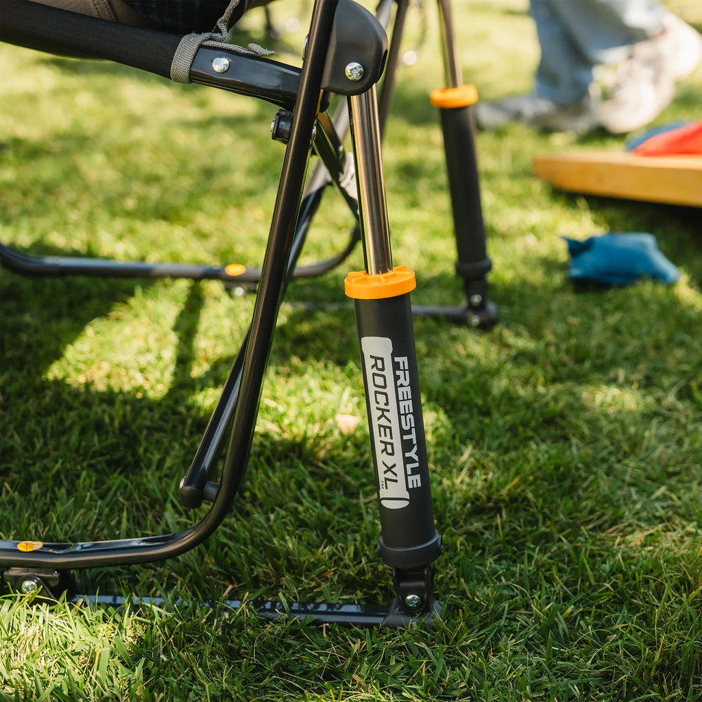 Patented Spring-Action Freestyle Rocker XL - Choice 552 - RoadTrip Rocker Smooth Motion Camp Chair Detail