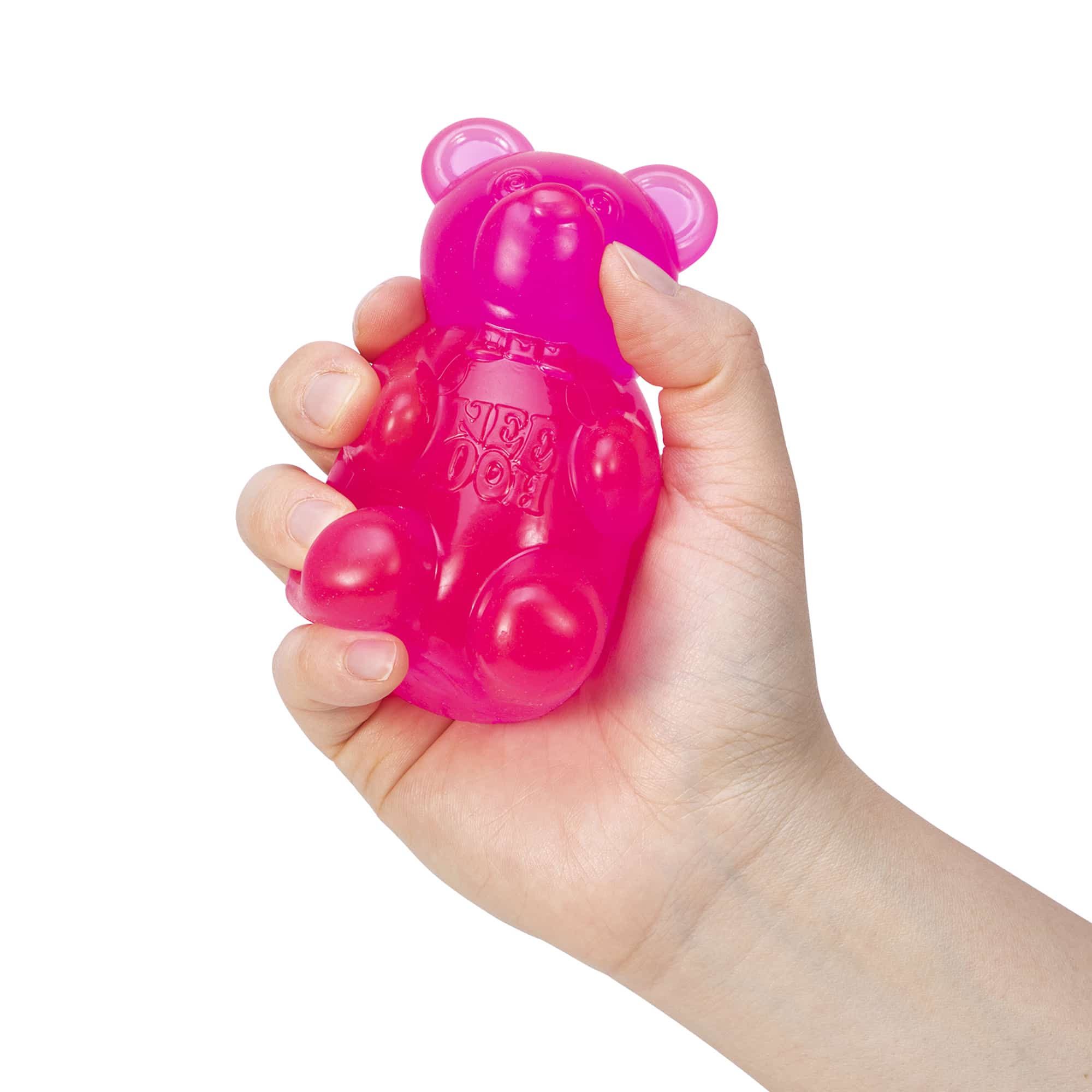 Animal-Shaped NeeDoh Gummy Bear | Edition Canyon Forest - Dino Character Malt-Gel Filled Sensory Glob Detail
