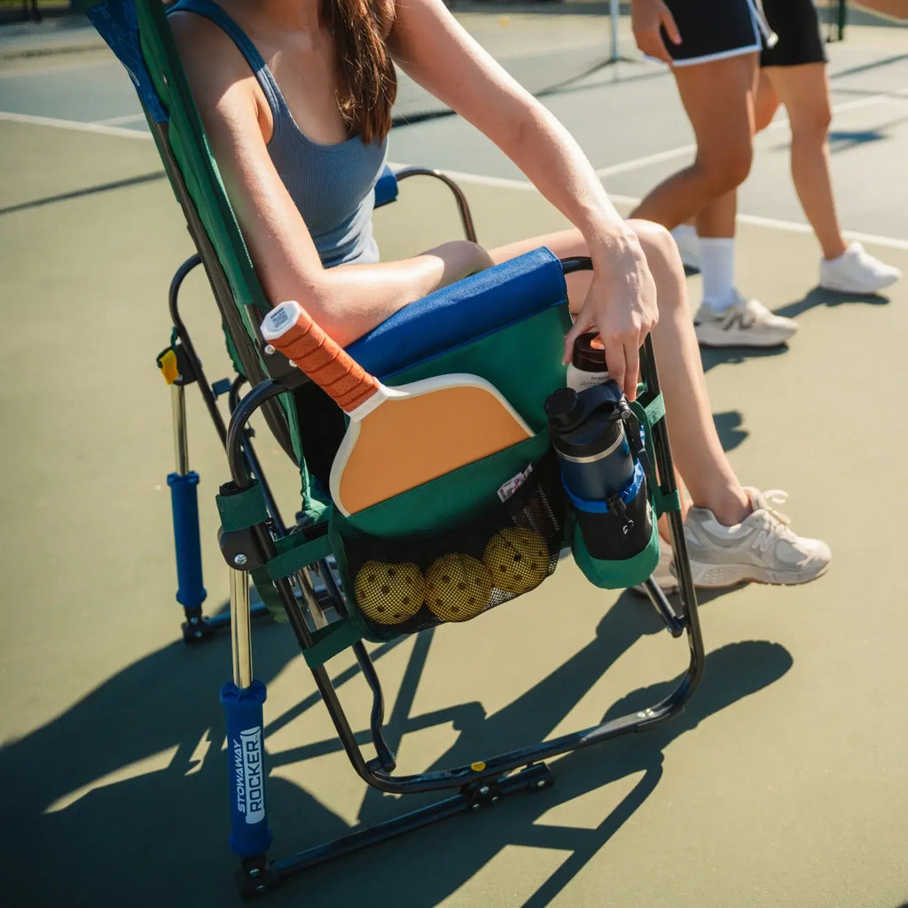 Heavy-Duty Freestyle Stowaway Rocker - Choice 794 - RoadTrip Rocker Smooth Motion Camp Chair Detail