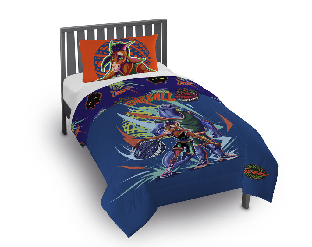 Heavyweight Warmth 2 Piece Twin/Full Kids Reversible Comforter and Pillowcase Bedding Set, Multicolor,Twin/Full - All-Season Down Alternative Comforter Insert - Default Title