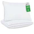Fluffy Shredded 2 Pack Pillows for Bed, Standard Size Pillows Insert for Side and Back Sleepers, Soft Down Alternative Microfiber Fil... - Ergonomic Memory Foam Pillow for Neck Pain Support - Default Title