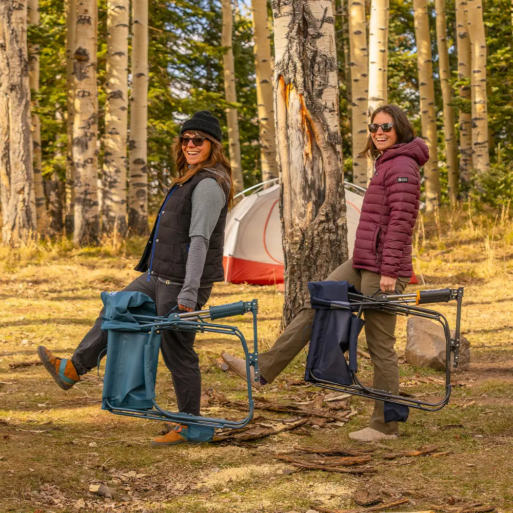 Patented Spring-Action Grab & Go Rocker - Choice 551 - Freestyle Rocker Portable Outdoor Folding Chair Detail