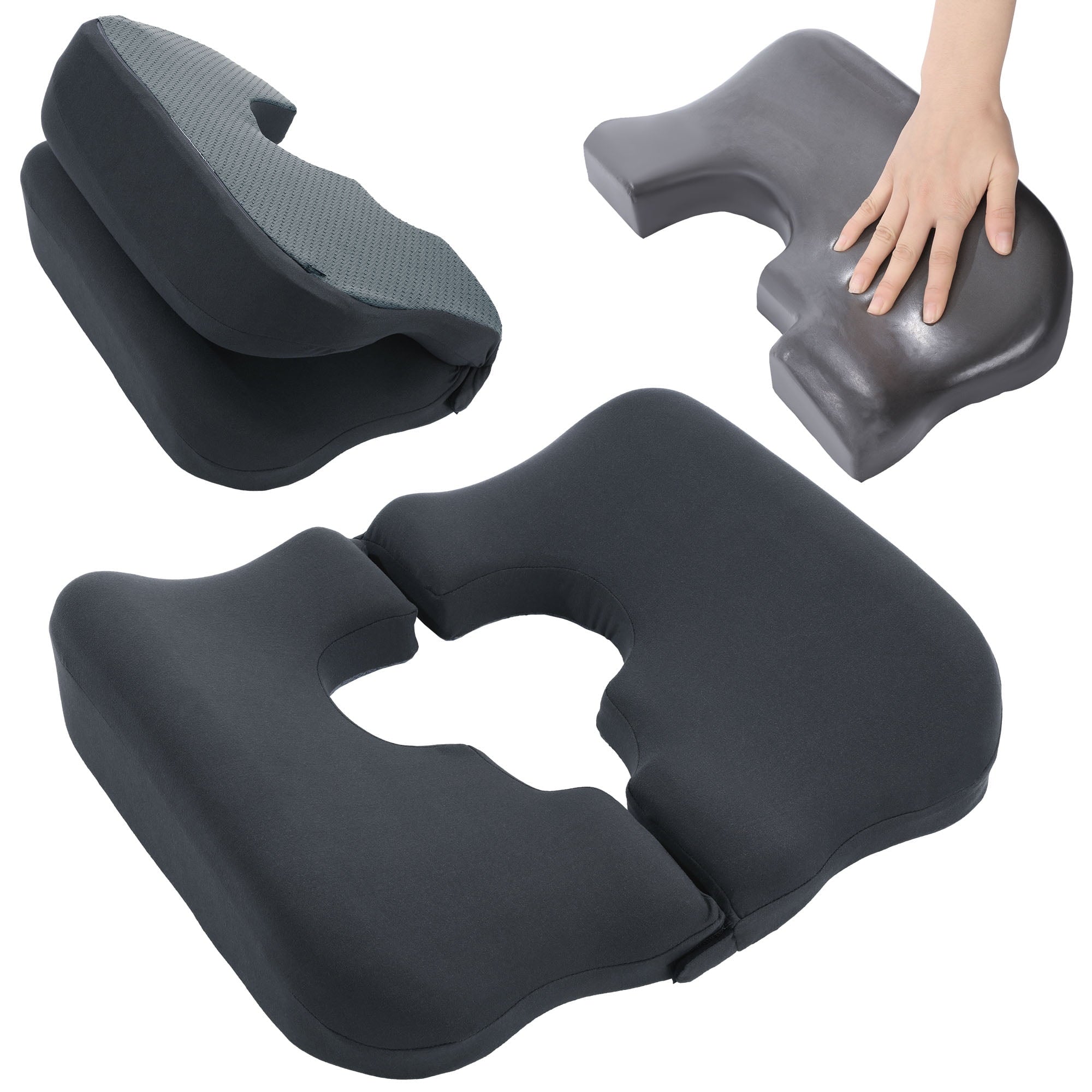 Ergonomic Memory Foam Memory Foam Bed Sore Cushions for Butt, Bedsore Pressure Relief Pillow for Sleeping and Sitting,Cushion for Bed Sores... - Hotel Quality Plush Sleeping Pillows - Default Title