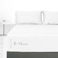 Cooling Sateen 100% Cotton Queen Size Fitted Sheet Only, 300 Thread Count White Fitted Bed Sheet with 22” Extra Deep Pocket, Soft & ... - Breathable Egyptian Cotton Flat & Fitted Sheets - Default Title