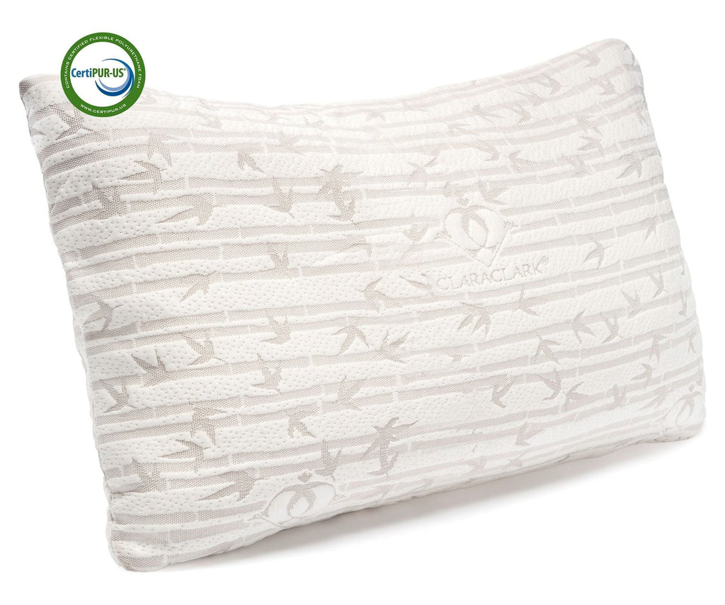 Decorative Plump Bed Pillow, Bamboo Pillows for Bed, Queen Size Pillows - Decorative Throw Pillow Cushion for Sofa & Bed - Default Title