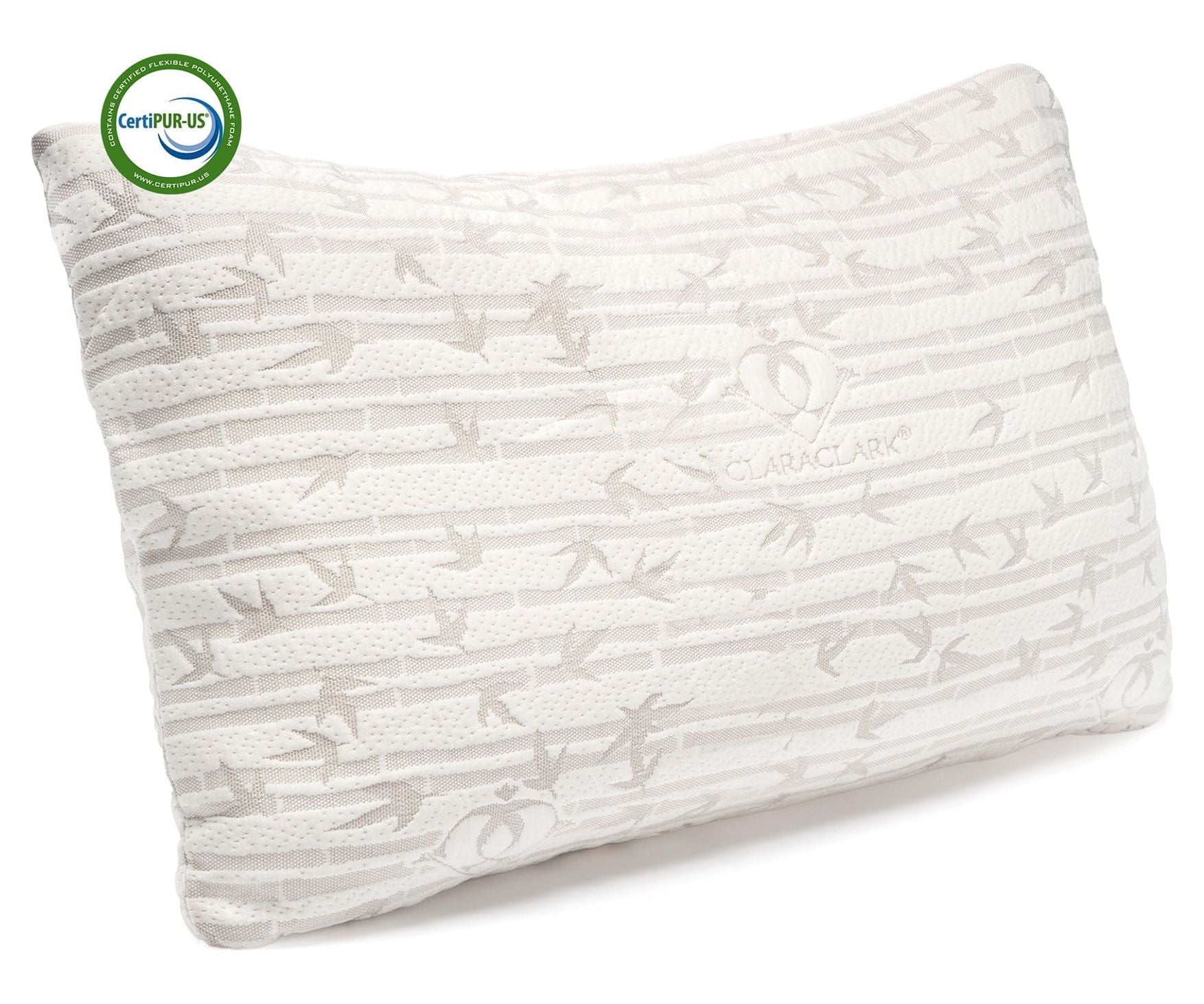 Decorative Plump Bed Pillow, Bamboo Pillows for Bed, Queen Size Pillows - Decorative Throw Pillow Cushion for Sofa & Bed - Default Title