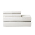 Wrinkle-Resistant 4-Piece 600 Thread Count White Egyptian Cotton Adult Bed Sheet Set, King - Deep Pocket - Breathable Egyptian Cotton Flat & Fitted Sheets - Default Title