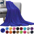 Super Soft Flannel Large Navy Fleece Throw Blankets, Throw Size Soft Fuzzy Blanket for Women Men and s, All Season Lightweight Microfibe... - Lightweight Plush Warm Blanket for All Seasons - Default Title