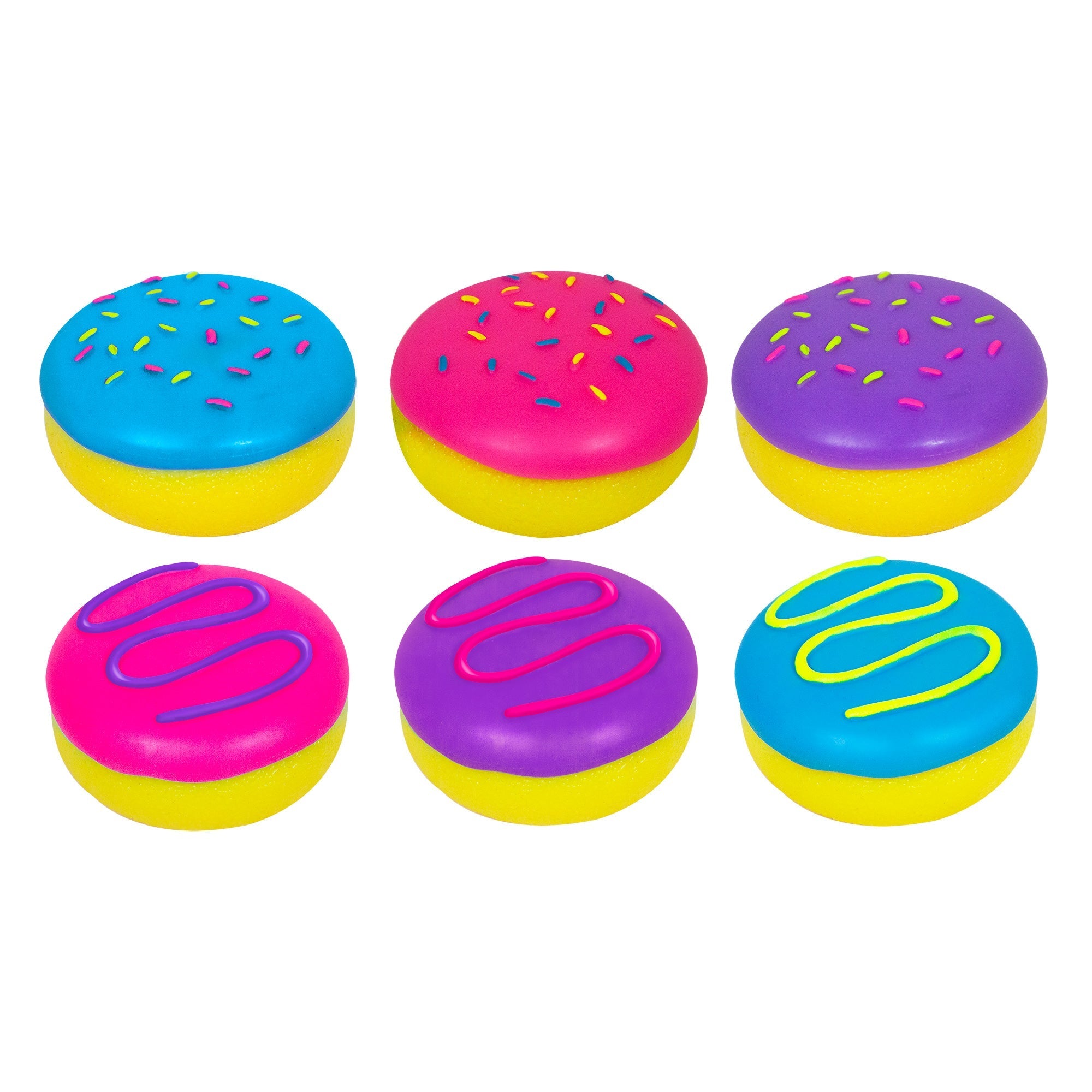 Whimsical Doughnut Jelly Dohnut NeeDoh | Signature Seaside Lane - Deliciously Soft Cupcake Sensory Glob Detail