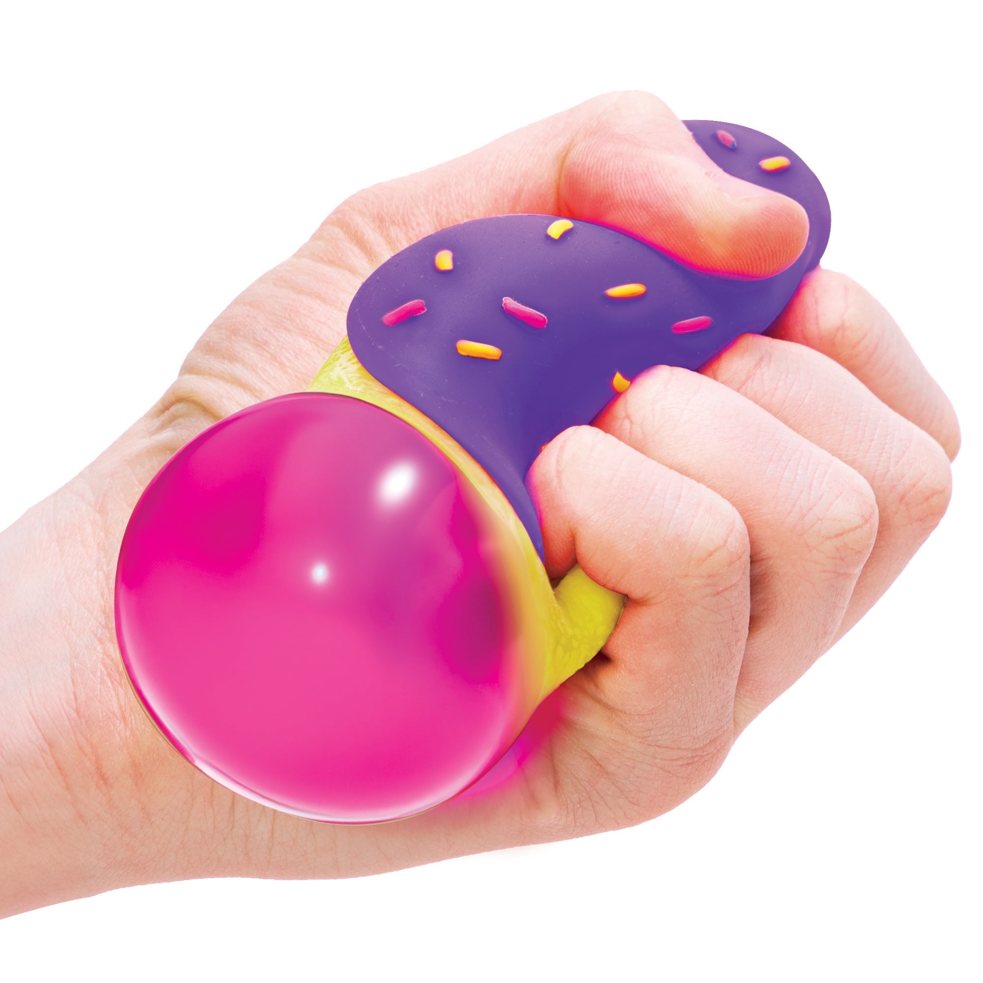 Whimsical Doughnut Jelly Dohnut NeeDoh | Signature Seaside Lane - Deliciously Soft Cupcake Sensory Glob Detail