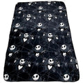 Decorative Knitted Nightmare Before Christmas Jack Skellington 62x90 Plush Throw Blanket, 100% Polyester - Lightweight Plush Warm Blanket for All Seasons - Default Title