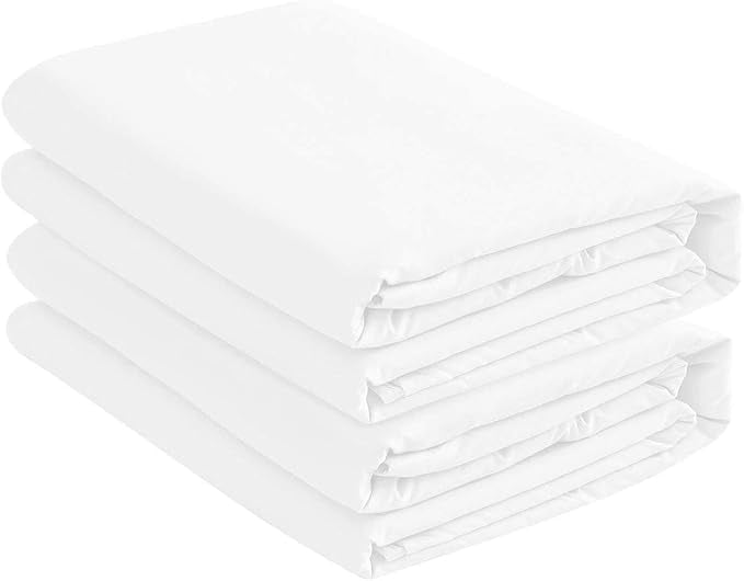 Premium Egyptian Cotton Jersey Knit Microfiber 2 Twin XL Fitted Bottom Bed Sheets (2-Pack) 1800 Ultra Soft - Hypoallergenic - 15" Deep Pocket... - Breathable Egyptian Cotton Flat & Fitted Sheets - Default Title