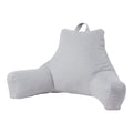 Fluffy Shredded Jumbo Cement Gray Polyester Bed Rest Pillow - Decorative Throw Pillow Cushion for Sofa & Bed - Default Title