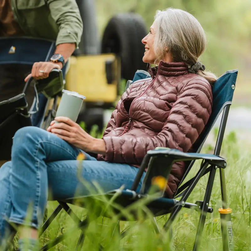 Smooth Motion Kickback Rocker - Choice 345 - RoadTrip Rocker Smooth Motion Camp Chair Detail