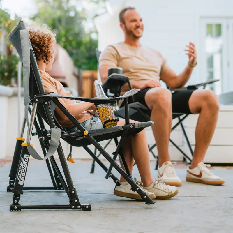 Smooth Motion Kickback Rocker - Choice 345 - RoadTrip Rocker Smooth Motion Camp Chair Detail