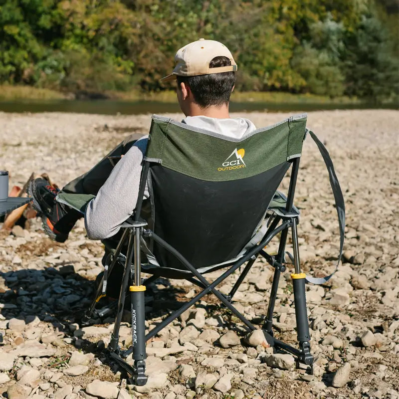 Smooth Motion Kickback Rocker - Choice 345 - RoadTrip Rocker Smooth Motion Camp Chair Detail