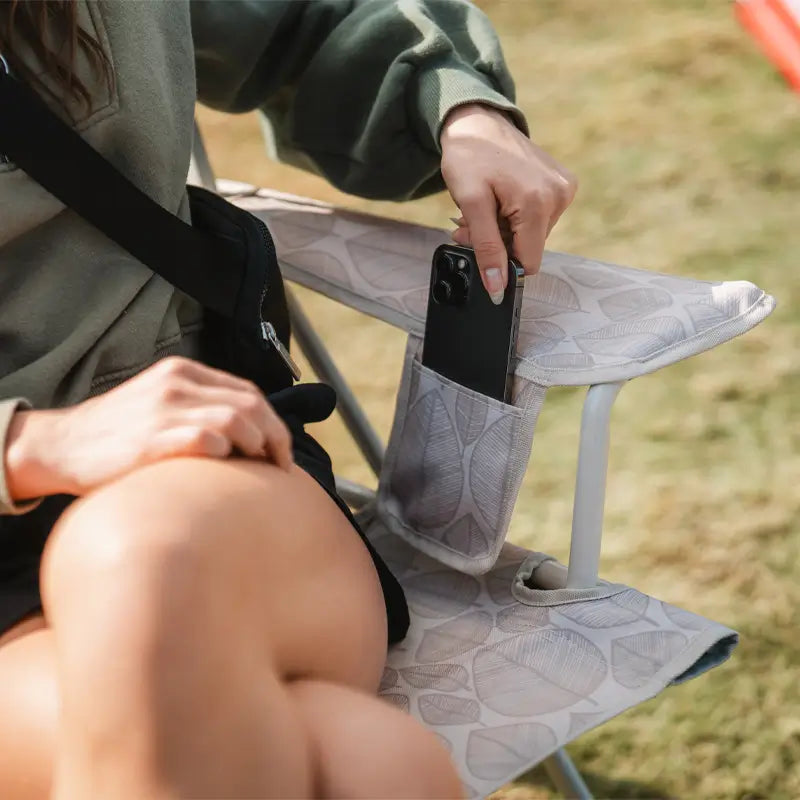 Smooth Motion Kickback Rocker - Choice 345 - RoadTrip Rocker Smooth Motion Camp Chair Detail
