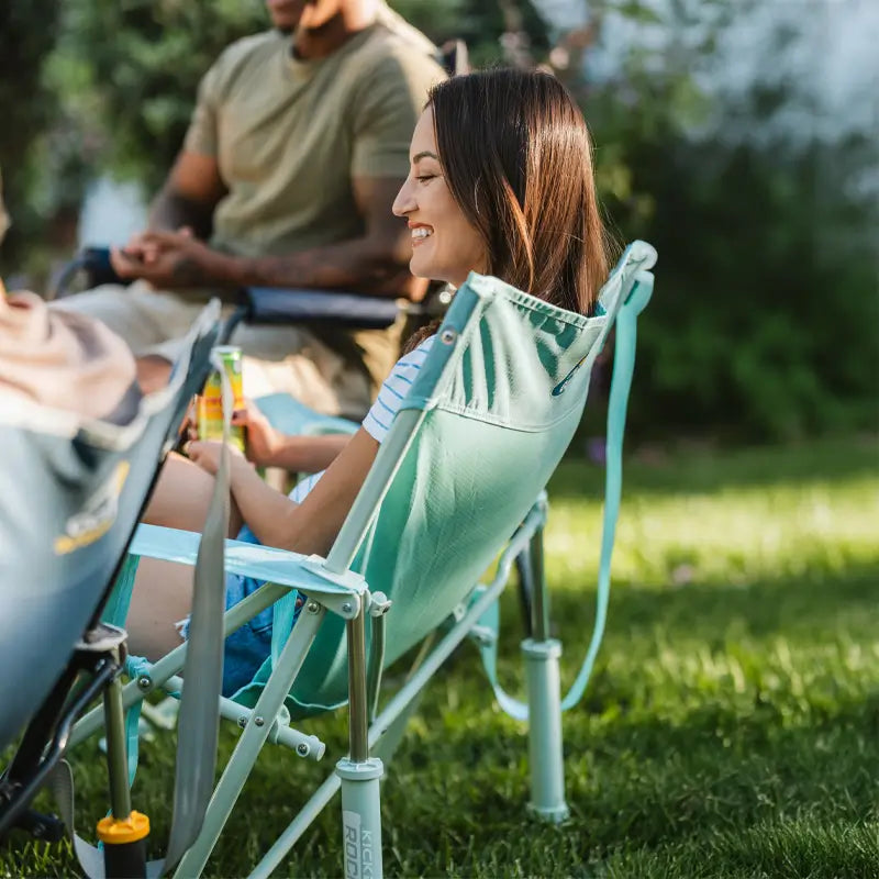 Smooth Motion Kickback Rocker - Choice 345 - RoadTrip Rocker Smooth Motion Camp Chair Detail