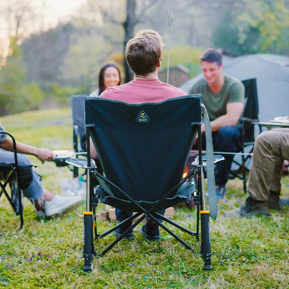 Smooth Motion Kickback Rocker - Choice 345 - RoadTrip Rocker Smooth Motion Camp Chair Detail