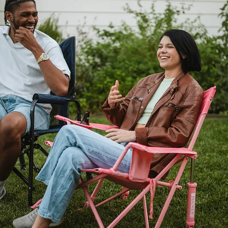 Smooth Motion Kickback Rocker - Choice 345 - RoadTrip Rocker Smooth Motion Camp Chair Detail